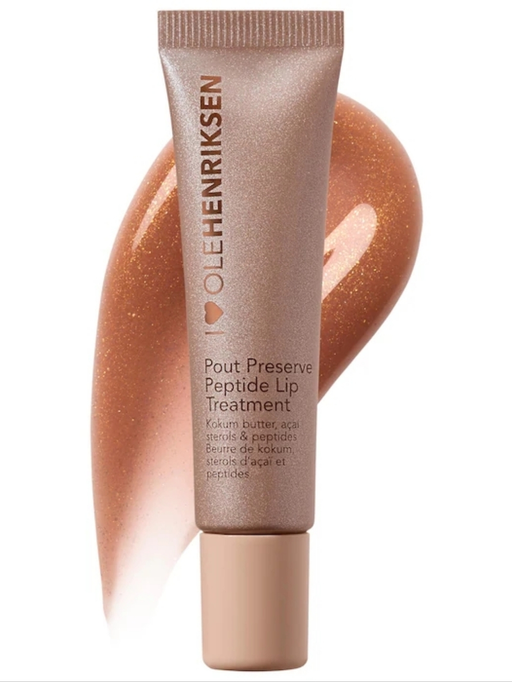 Ole Henriksen Pout Preserve Hydrating Peptide Lip Treatment-Creme Brulee Glimmer